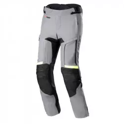 kalhoty BOGOTA PRO DRYSTAR 3 SEASON, ALPINESTARS (šedá/tmavě šedá/černá/žlutá fluo, třísezonní provedení) 2026 M110-378 ALPINESTARS