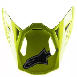 kšilt pro přilby SUPERTECH S-M8 FACTORY, ALPINESTARS (černá/žlutá fluo/modrá lesklá) M142-1916 ALPINESTARS