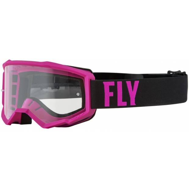 brýle FOCUS, FLY RACING (růžová/černá) M150-779 FLY RACING