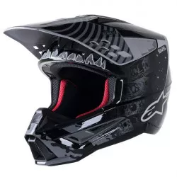 přilba S-M5 SOLAR FLARE, ALPINESTARS (černá/šedá) M140-2050 ALPINESTARS