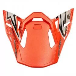 kšilt pro přilby SUPERTECH S-M10 edice TROY LEE DESIGNS, ALPINESTARS (oranžová/bílá/černá, verze ECE 22.05) M142-1930 ALPINESTARS