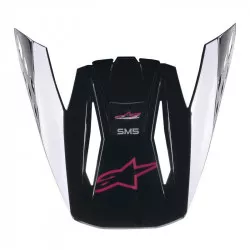 kšilt pro přilby S-M5 COMPASS, ALPINESTARS (černá/růžová, verze ECE 22.05) M142-1931 ALPINESTARS