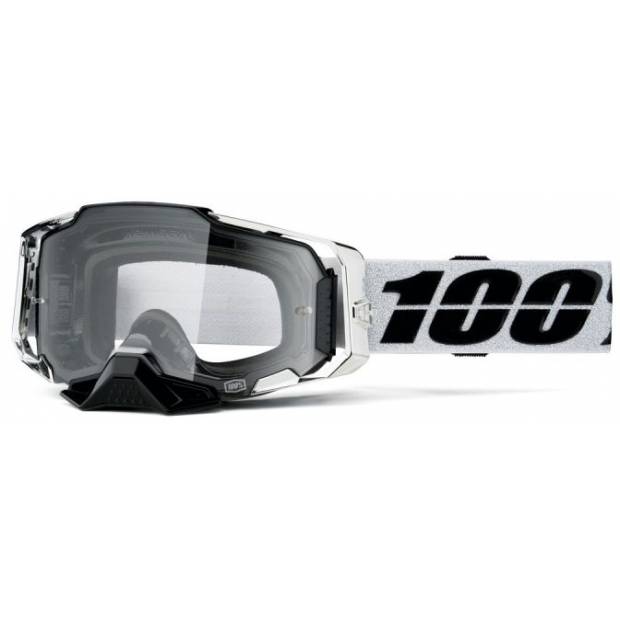 ARMEGA 100% brýle ATAC, čiré plexi M150-801 100%