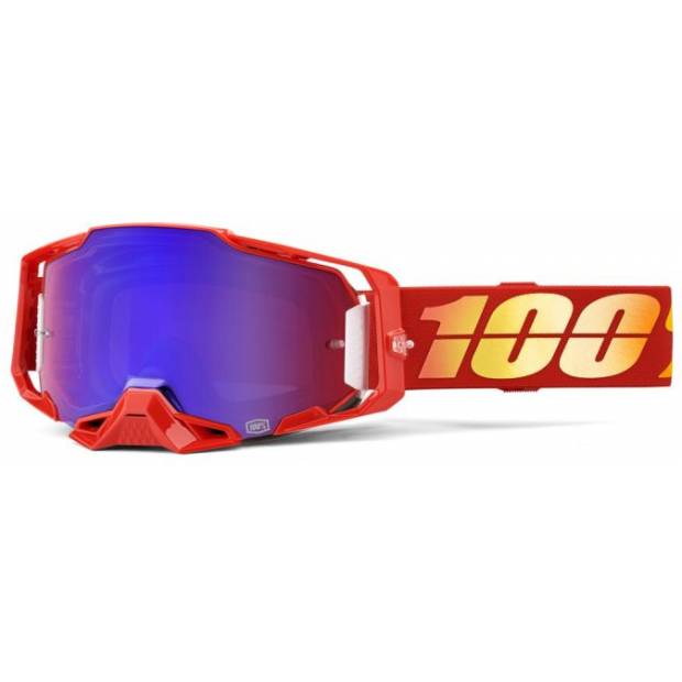ARMEGA 100% brýle NUKETOWN, červené plexi M150-811 100%