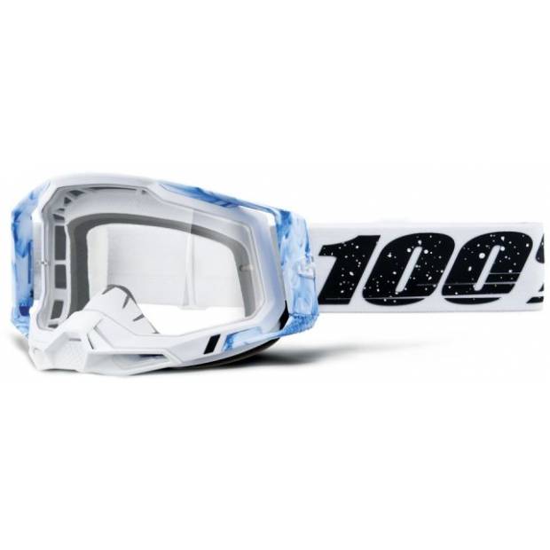 RACECRAFT 100% brýle Mixos, čiré plexi M150-816 100%