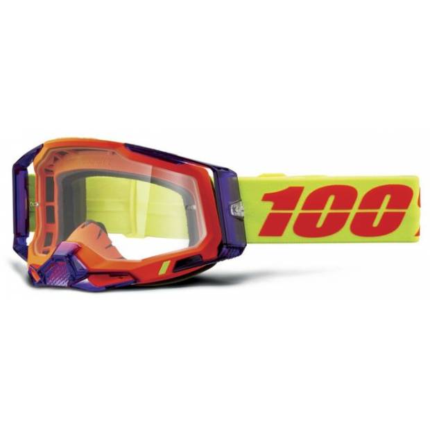 RACECRAFT 100% brýle Panam, čiré plexi M150-817 100%
