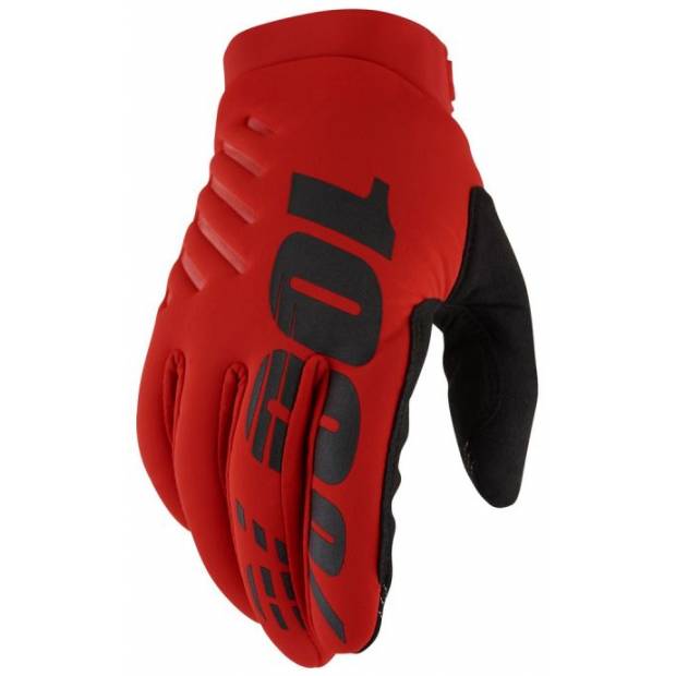rukavice BRISKER, 100% - USA (červená, vel. M) M172-485-M 100%