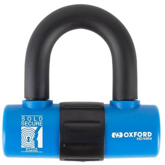 zámek U profil HD MINI, OXFORD (černý/modrý, průměr čepu 14 mm) C005-0051 OXFORD
