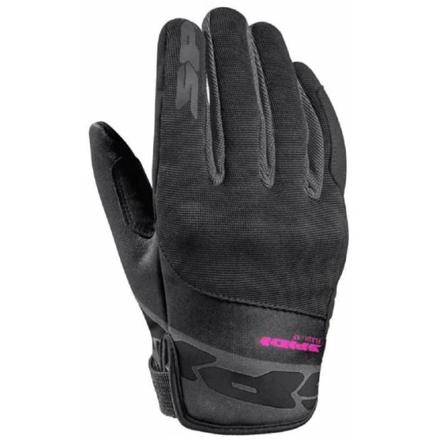 rukavice FLASH-KP LADY, SPIDI, dámské (černá/růžová, vel. L) M121-187-L SPIDI