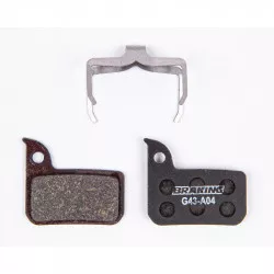 brzdové destičky pro systémy SRAM, BRAKING (směs Organic) 2 ks v balení C009-0015 BRAKING