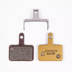 brzdové destičky pro systémy SHIMANO, BRAKING (směs Carbo Metalic) 2 ks v balení C009-0027 BRAKING