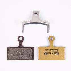 brzdové destičky pro systémy SHIMANO, BRAKING (směs Carbo Metalic) 2 ks v balení C009-0029 BRAKING
