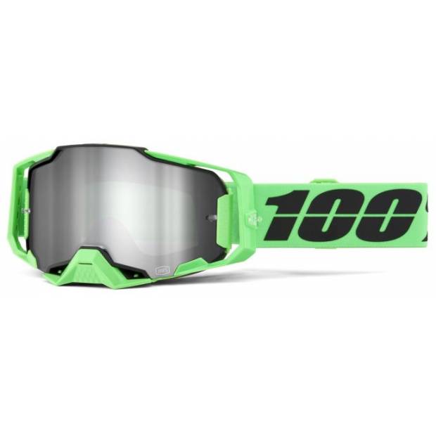 ARMEGA 100% brýle ANZA 2, zrcadlové stříbrné plexi M150-900 100%