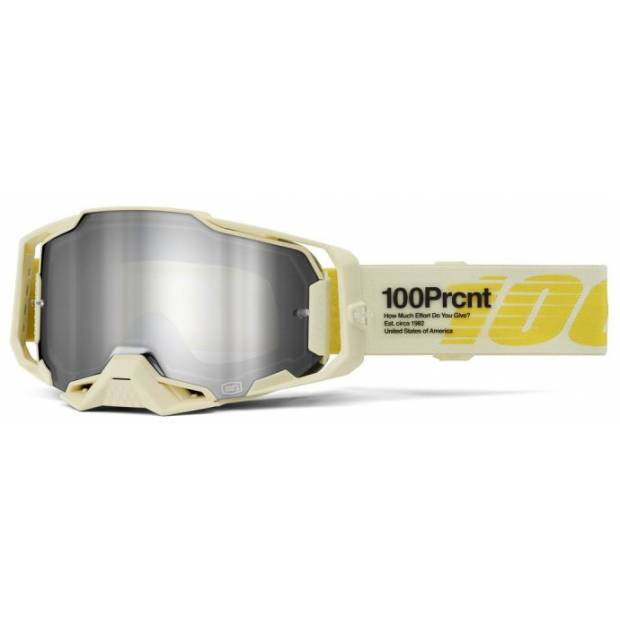 ARMEGA 100% brýle BARELY, zrcadlové stříbrné plexi M150-901 100%