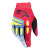 rukavice FULL BORE, ALPINESTARS (světle modrá/červená/žlutá fluo/černá, vel. 2XL) M172-0186-2XL ALPINESTARS