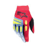 rukavice FULL BORE, ALPINESTARS, dětské (světle modrá/červená/žlutá fluo/černá, vel. 2XS) M175-0040-2XS ALPINESTARS