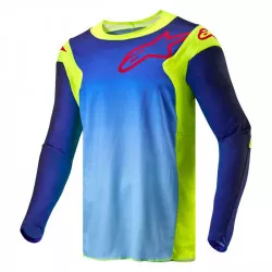 dres RACER HOEN, ALPINESTARS (žlutá fluo/modrá/červená) M170-0207 ALPINESTARS