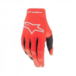 rukavice RADAR, ALPINESTARS, dětské (červená/stříbrná) 2026 M175-0032 ALPINESTARS