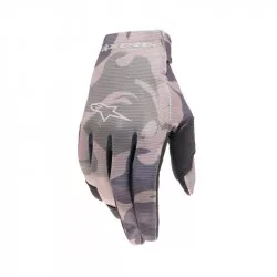 rukavice RADAR, ALPINESTARS, dětské (zelená camo/hnědá) M175-0037 ALPINESTARS
