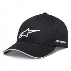 kšiltovka ROSTRUM HAT, ALPINESTARS (černá/bílá) M186-713 ALPINESTARS