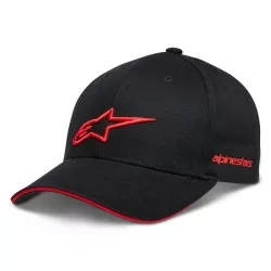 kšiltovka ROSTRUM HAT, ALPINESTARS (černá/červená) M186-714 ALPINESTARS