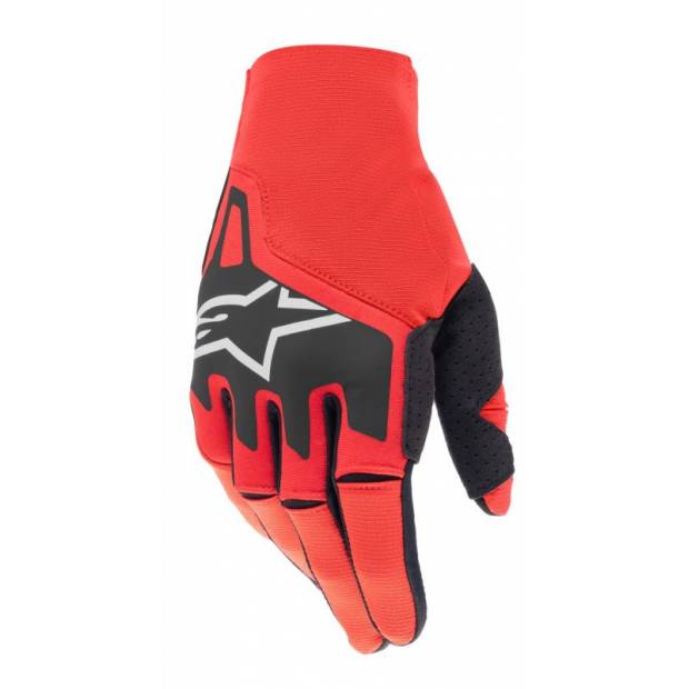 rukavice TECHSTAR, ALPINESTARS (červená/černá/bílá) 2024 M172-0167 ALPINESTARS
