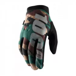 rukavice BRISKER, 100% (camo/černá) M172-309 100%