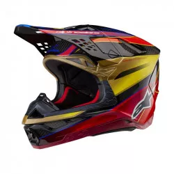 přilba SUPERTECH S-M10 ERA, ALPINESTARS (zlatá/červená) 2026 M140-2206 ALPINESTARS