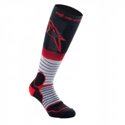 ponožky MX PRO, ALPINESTARS (černá/červená/šedá) 2026 M168-245 ALPINESTARS