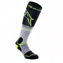 ponožky MX PRO, ALPINESTARS (černá/žlutá fluo/šedá) 2026 M168-246 ALPINESTARS