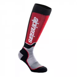 ponožky MX PLUS, ALPINESTARS (černá/červená/šedá) 2026 M168-249 ALPINESTARS