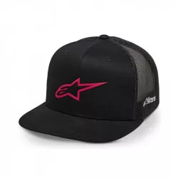 kšiltovka 3D AGELESS TRUCKER, ALPINESTARS (černá/červená) M186-761 ALPINESTARS