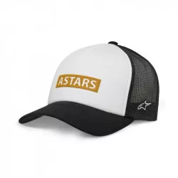 kšiltovka CLARIFIED FOAM TRUCKER, ALPINESTARS (bílá/černá) M186-782 ALPINESTARS