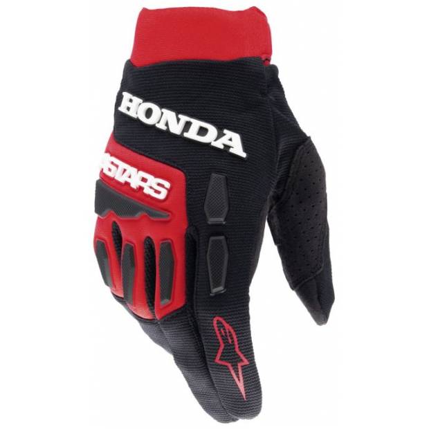 rukavice FULL BORE HONDA kolekce, ALPINESTARS (červená/černá) 2024 M172-0190 ALPINESTARS
