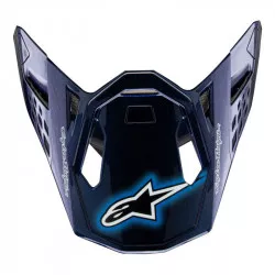 kšilt pro přilby SUPERTECH edice TROY LEE DESIGNS, ALPINESTARS (tmavě modrá, verze ECE 22.06) M142-2287 ALPINESTARS