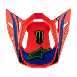 kšilt pro přilby SUPERTECH edice HAIDEN DEEGAN, ALPINESTARS (oranžová fluo/fialová/růžová/zelená, verze ECE 22.06) M142-2289 ALPINESTARS