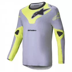 dres RACER VEIL, ALPINESTARS (šedá/žlutá fluo) M170-0261 ALPINESTARS