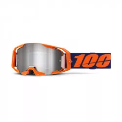 ARMATIC 100'% brýle Neon Orange, stříbrné zrcadlové plexi M150-1060 100%