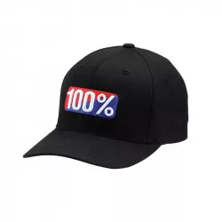 kšiltovka 100% - CLASSIC Flexfit černá M186-856 100%