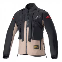bunda TECHDURA, ALPINESTARS (černá/hnědá) 2026 M100-909 ALPINESTARS