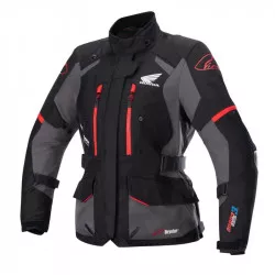 bunda STELLA ANDES DRYSTAR HONDA kolekce, TECH-AIR 5 kompatibilní, ALPINESTARS, dámská (černá/šedá/červená) M101-256 ALPINESTARS