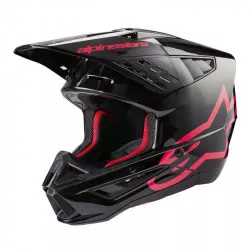 přilba S-M5 CORP, ALPINESTARS (černá/růžová) 2026 M140-2218 ALPINESTARS
