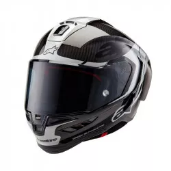 přilba SUPERTECH R10 ELEMENT, ALPINESTARS (karbon/stříbrná/černá) 2026 M140-2234 ALPINESTARS
