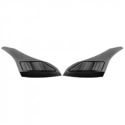 čelní kryty vrchní ventilace pro přilby AERO, CASSIDA (černá mat, pár) M142-1984 CASSIDA
