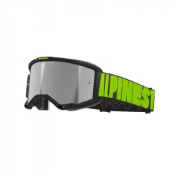 brýle VISION 5 HOLLOW, ALPINESTARS (šedá/žlutá fluo, zrcadlové stříbrné plexi) 2026 M150-1005 ALPINESTARS