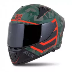 přilba Aero ATCK, CASSIDA (zelená camo/černá/šedá/oranžová) 2026 M140-2005 CASSIDA