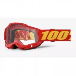 ACCURI 2, 100% brýle červené, čiré plexi, dětské M151-97 100%