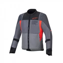 bunda ST-2 AIR, ALPINESTARS (šedá/tmavě šedá/červená) 2026 M100-1146 ALPINESTARS