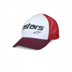 kšiltovka VITAL TRUCKER, ALPINESTARS (bílá/hnědo červená/oranžová) M186-896 ALPINESTARS