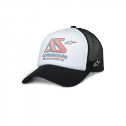 kšiltovka AYESS TRUCKER, ALPINESTARS (bílá/černá) M186-900 ALPINESTARS